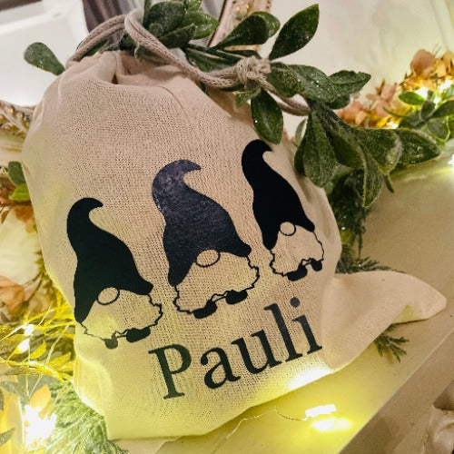 personalisierte Weihnachtssäckchen