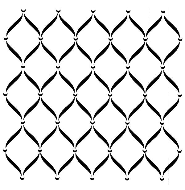 Schablone Posh Trellis 80 x 80cm