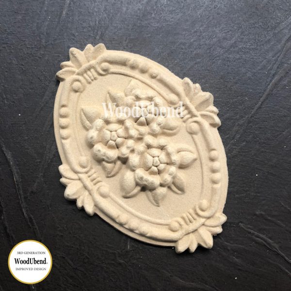 WoodUbend WUB2098 Floral Plaque