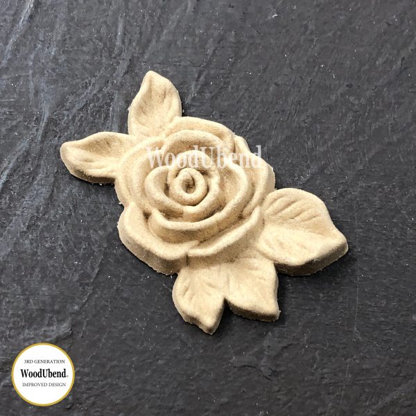 WoodUbend WUB0466 Leaf Rose