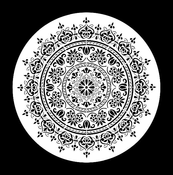 Schablone WoodUMandala 30 x 30cm