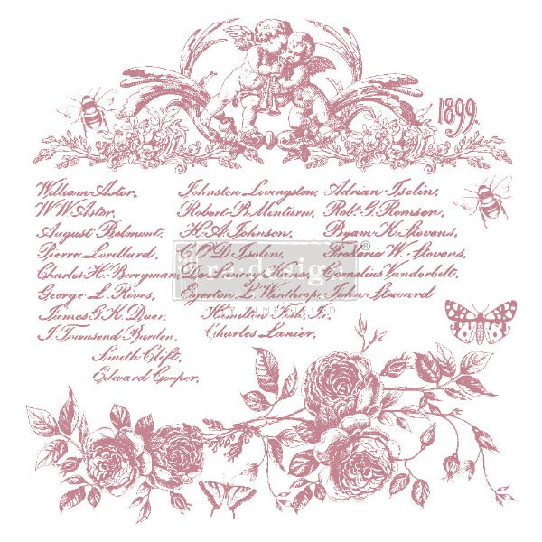 Redesign Decor Stamp - Floral Script - Lieblingsstücke mit Liebe gemacht