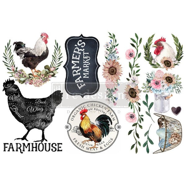 Redesign - Decor Transfer - Morning Farmhouse