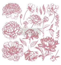 Redesign Decor Stamp - Linear Floral