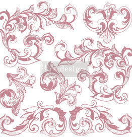 Redesign Decor Stamp - Elegant Scrolls