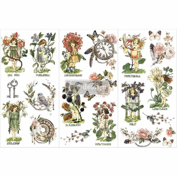 Redesign - Decor Transfer - Flower Children - Lieblingsstücke mit Liebe gemacht