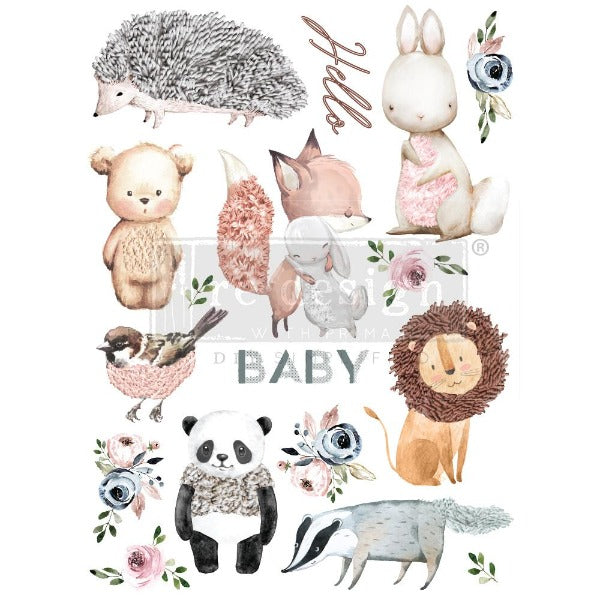 Redesign - Decor Transfer - Hello Baby - Lieblingsstücke mit Liebe gemacht