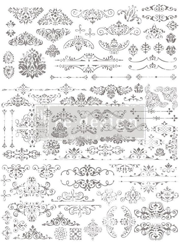 Redesign - Decor Transfer - Scrolls & Accents - Lieblingsstücke mit Liebe gemacht
