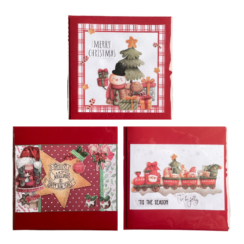 Weihnachtskarten 3er Set