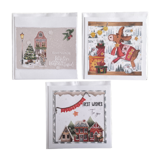 Weihnachtskarten 3er Set