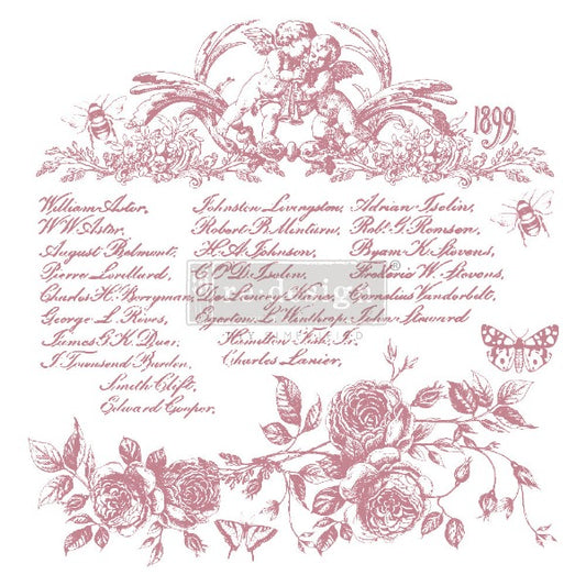 Redesign Decor Stamp - Floral Script - Lieblingsstücke mit Liebe gemacht
